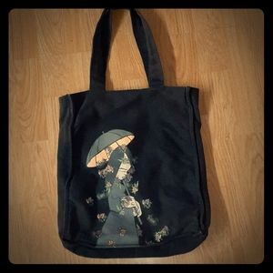 Super cute tote bag with cool design 🖤